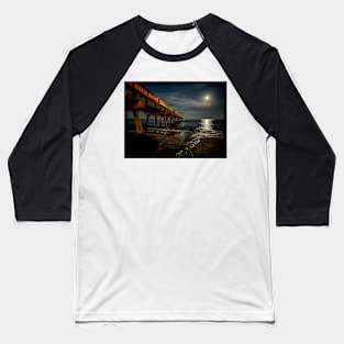 Deerfield Beach Pier Baseball T-Shirt